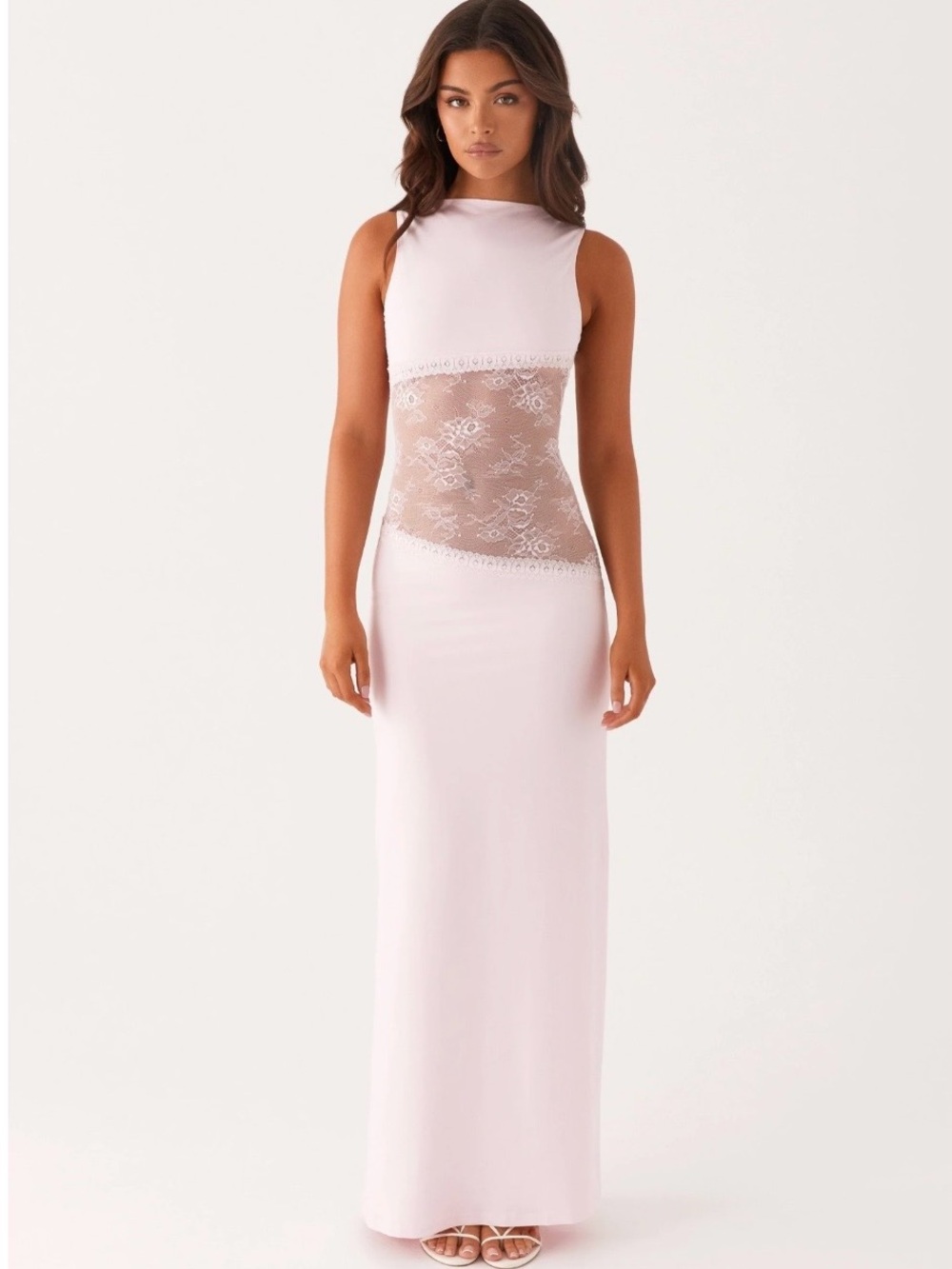 PEPPERMAYO Maxi Slip Dress - Light Pink